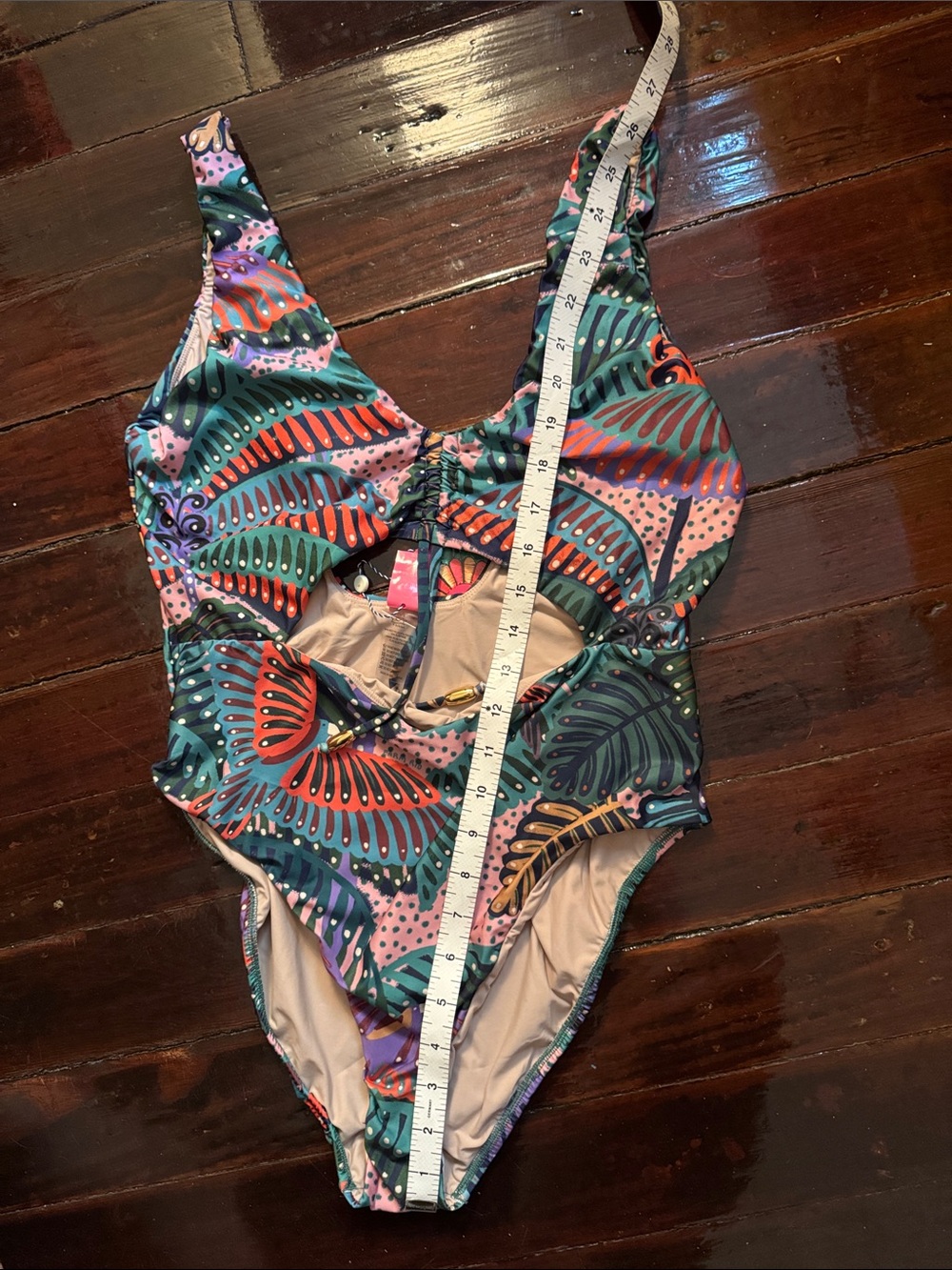 NWT Farm Rio one-piece Swimsuit Size L - Picture 9 of 10